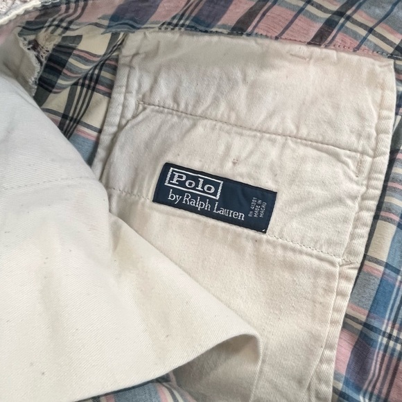 Polo Ralph Lauren Men’s Pastel Plaid Shorts - Picture 9 of 11